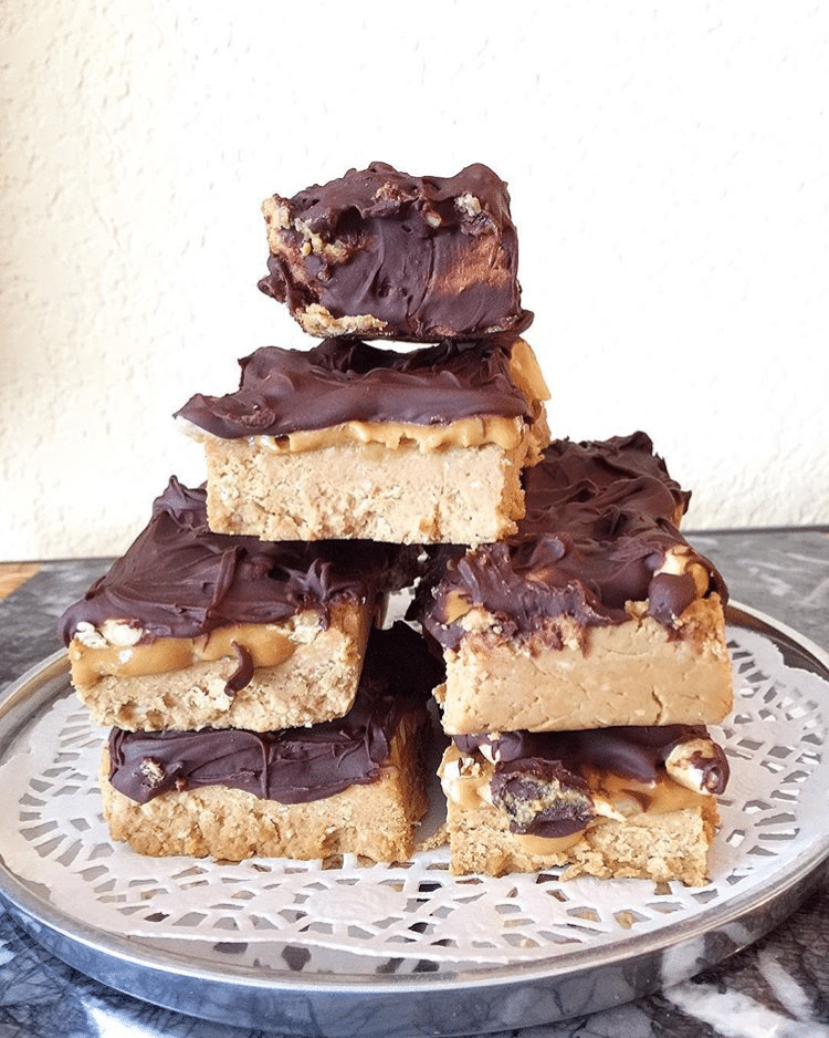 Healthy DIY Protein Bars from the DIY Protein Bars Cookbook (refined sugar free, low carb, high protein, high fiber, gluten free, dairy free, vegan) – authored by Jessica Stier of the Desserts with Benefits Blog