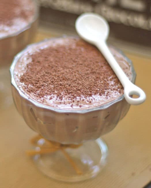 healthy chocolate mousse pudding