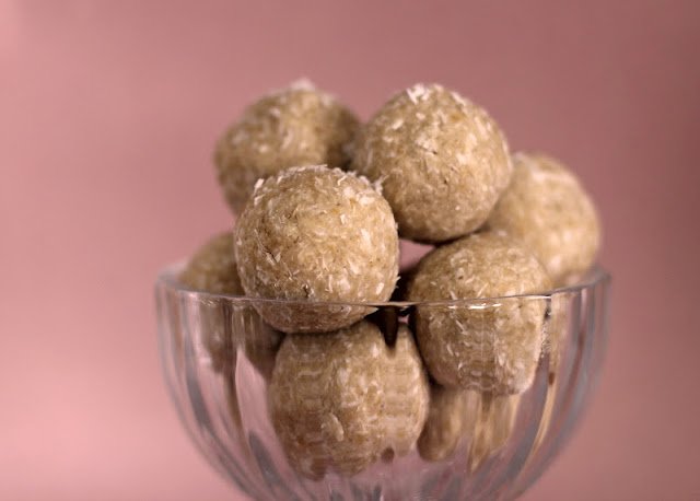 Healthy Coconut Shortbread Truffles - Desserts with Benefits