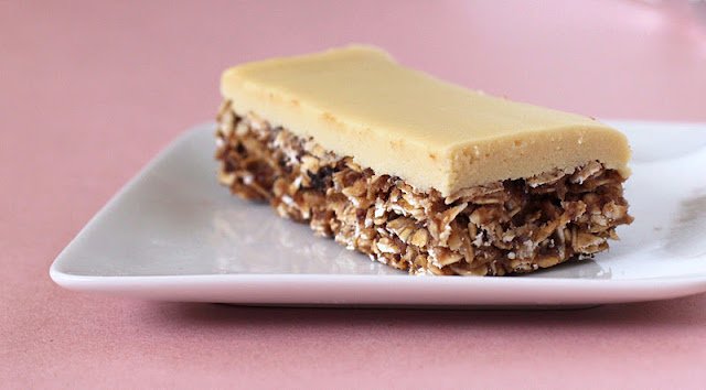 These no bake, and gluten free Healthy Figgy Oatmeal Bars with Vanilla Fondant are sweet enough to be dessert, but healthy enough to be breakfast!