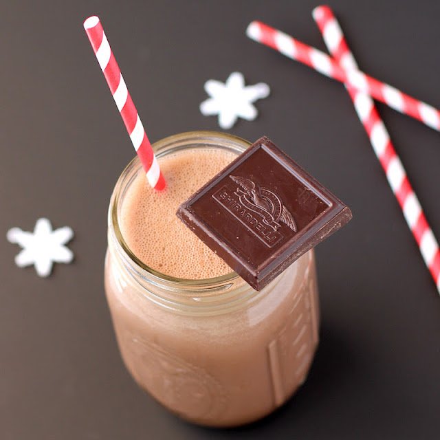 This Healthy Chocolate Muscle Milk is a much better option than the storebought kinds, plus it's all natural, sugar free, high fiber, and low carb!