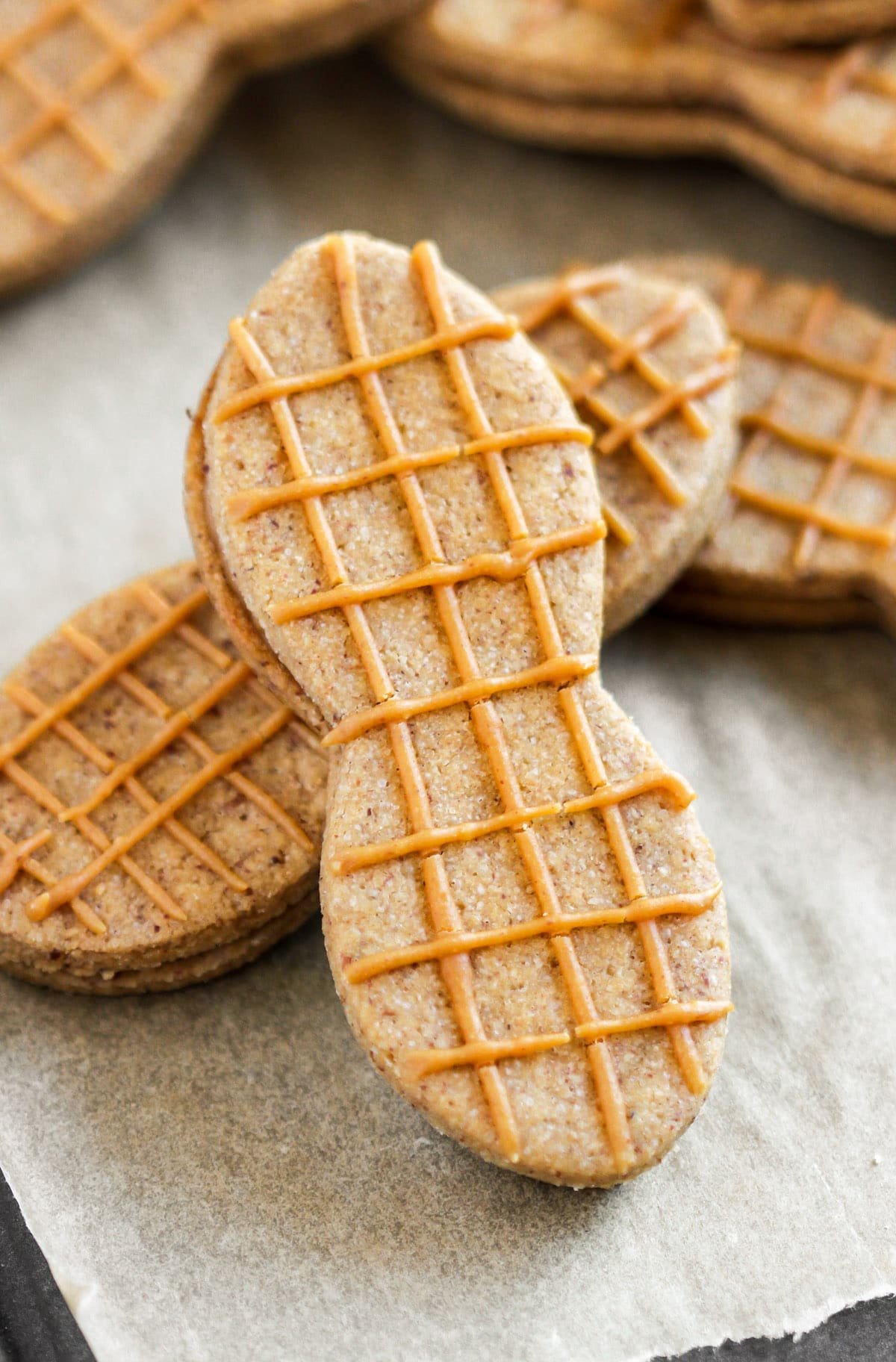 Just as delicious as the storebought kinds but made without the corn syrup and trans fats, these 80-calorie healthy Homemade Nutter Butters will blow your mind! This DIY recipe is sugar free, high protein, gluten free, dairy free, and vegan too -- made with natural peanut butter, oats, and all natural stevia extract.