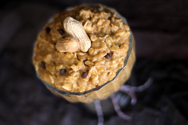 Healthy Peanut Butter Butterscotch Oatmeal Cookie Dough - DWB