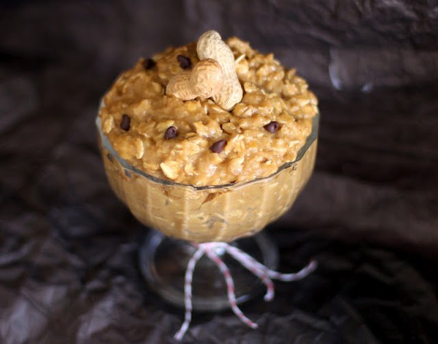 Healthy Peanut Butter Butterscotch Oatmeal Cookie Dough - DWB