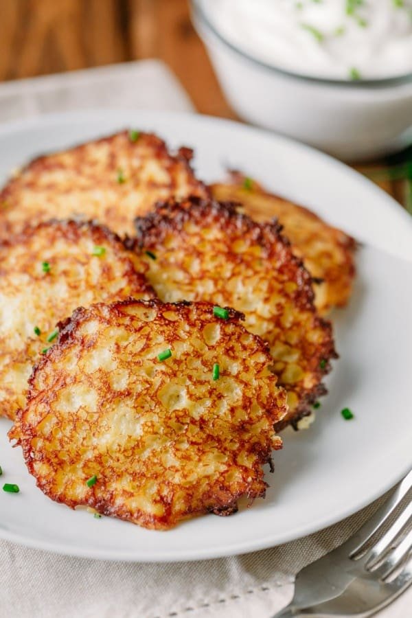 These are classic old world potato pancakes with a surprise inside! Mom always made these draniki growing up. Yummy for breakfast, lunch or dinner!