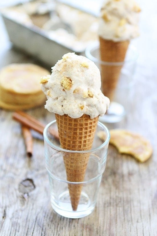 No Churn Cinnamon Snickerdoodle Ice Cream Recipe