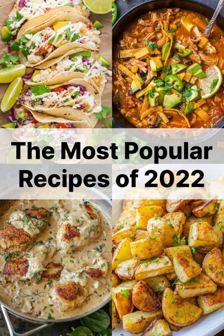 Most popular recipes of 2022