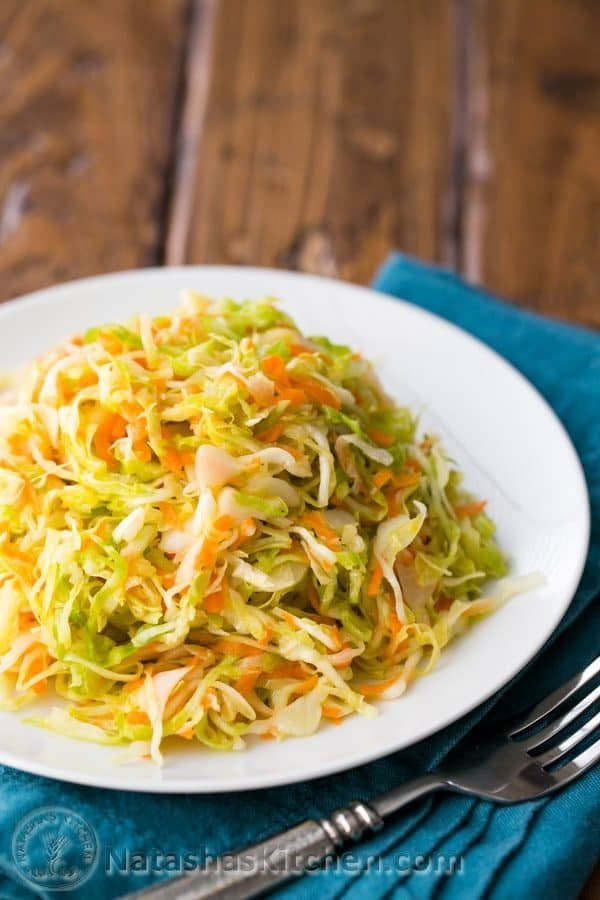 Easy overnight sauerkraut recipe from @natashaskitchen