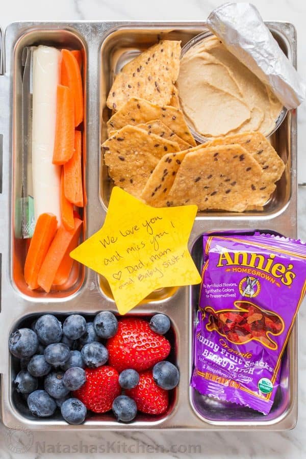 Finally!! Kid-Approved School Lunch Ideas - wholesome and fun to eat! Includes hot school lunch thermos options. Bonus: easy kid-friendly yogurt parfait! | natashaskitchen.com