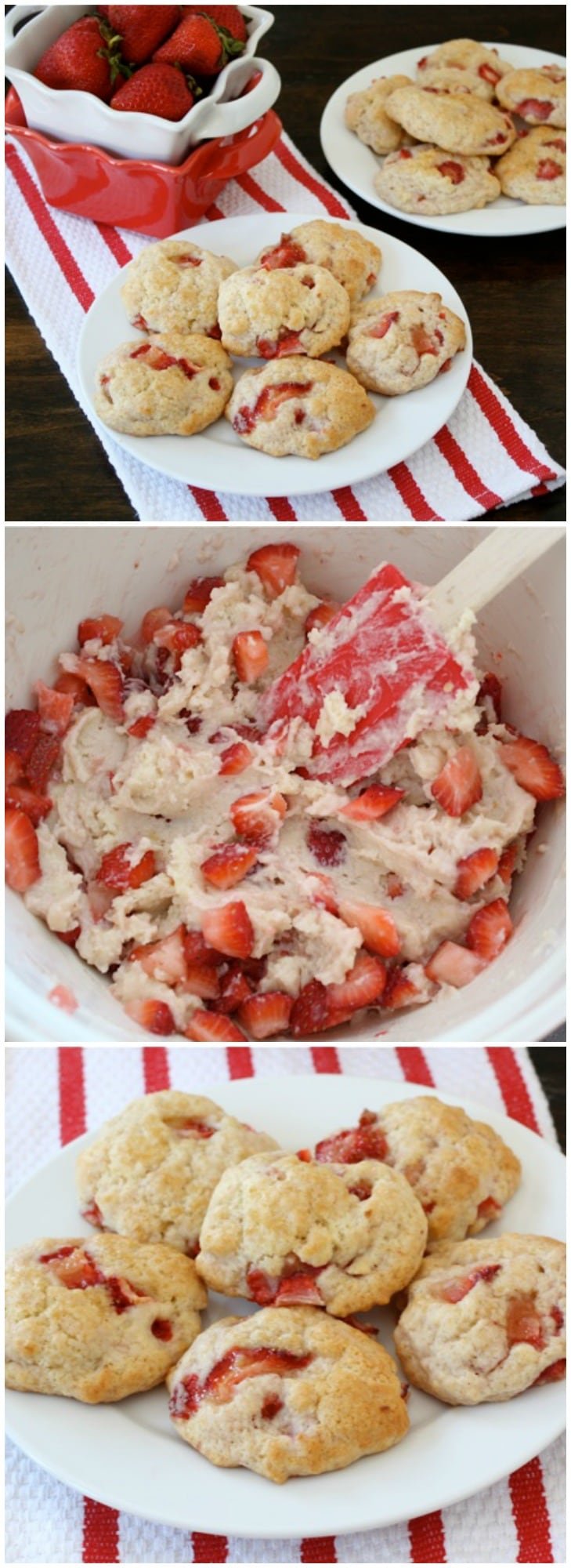 Strawberry Shortcake Cookies on twopeasandtheirpod.com If you like strawberry shortcake, you will LOVE these cookies!