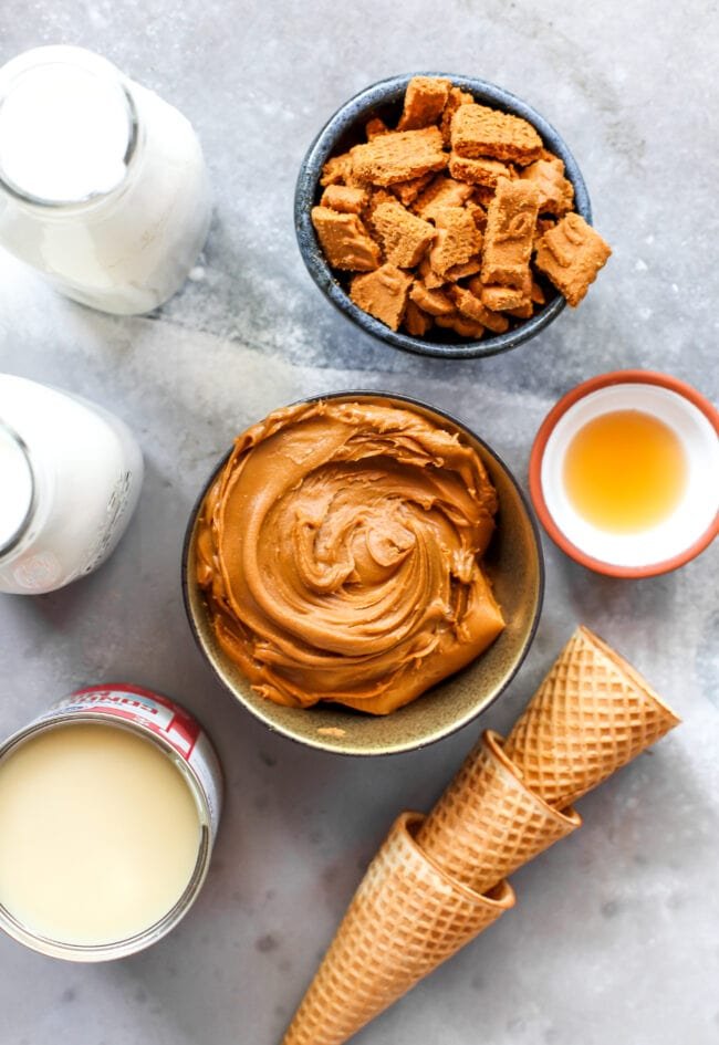No Churn Biscoff Ice Cream Ingredients
