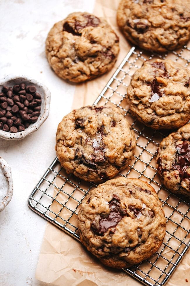 brown butter oatmeal chocolate chip cookie recipe