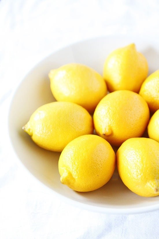 Lemon Curd Recipe on twopeasandtheirpod.com Fresh lemons for lemon curd
