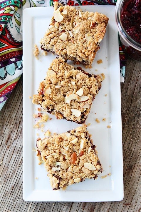 Jam Almond Crumb Bars Recipe How to Make Jam Almond Crumb Bars