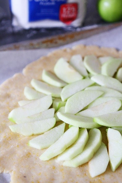 Apple Galette Recipe on twopeasandtheirpod.com Apple Galette Recipe on twopeasandtheirpod.com