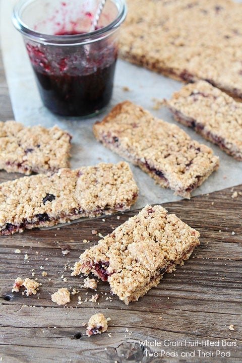 Homemade Fruit-Filled Bar Recipe on twopeasandtheirpod.com Homemade Fruit-Filled Bar Recipe on twopeasandtheirpod.com