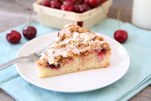 Cherry Almond Cake | Two Peas & Their Pod