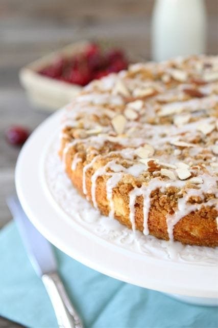 Cherry Almond Cake (Two Peas and Their Pod)