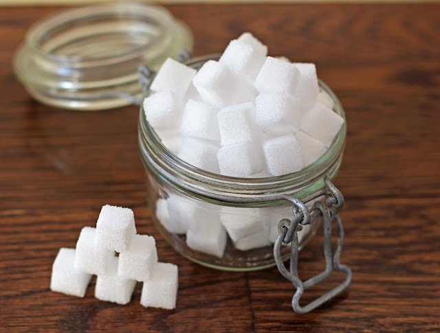 These Healthy Homemade Sugar Cubes taste just like the storebought ones except this recipe is low calorie, low carb, sugar free, fat free, gluten free and vegan! -- Healthy Dessert Recipes at the Desserts With Benefits Blog