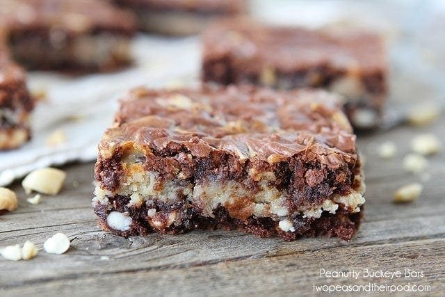 Peanutty Buckeye Bars on www.twopeasandtheirpod.com Peanutty-Buckeye-Bars-5