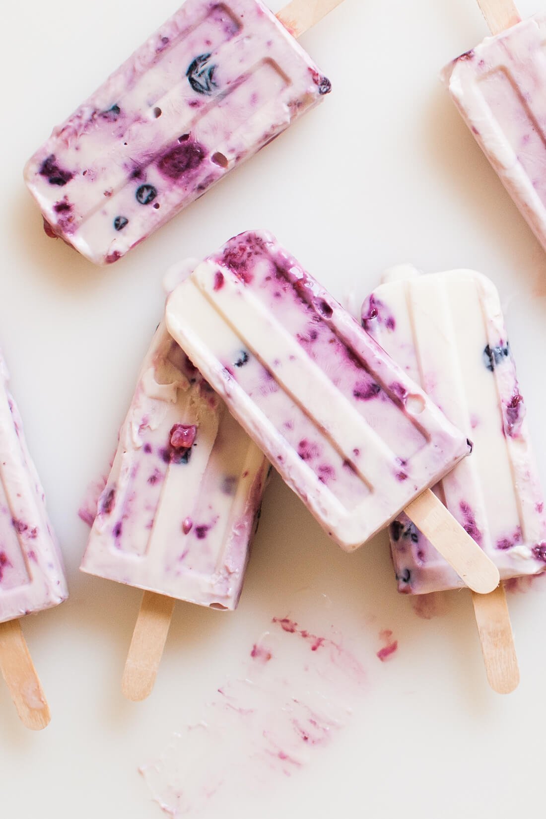 roasted berry popsicles recipe