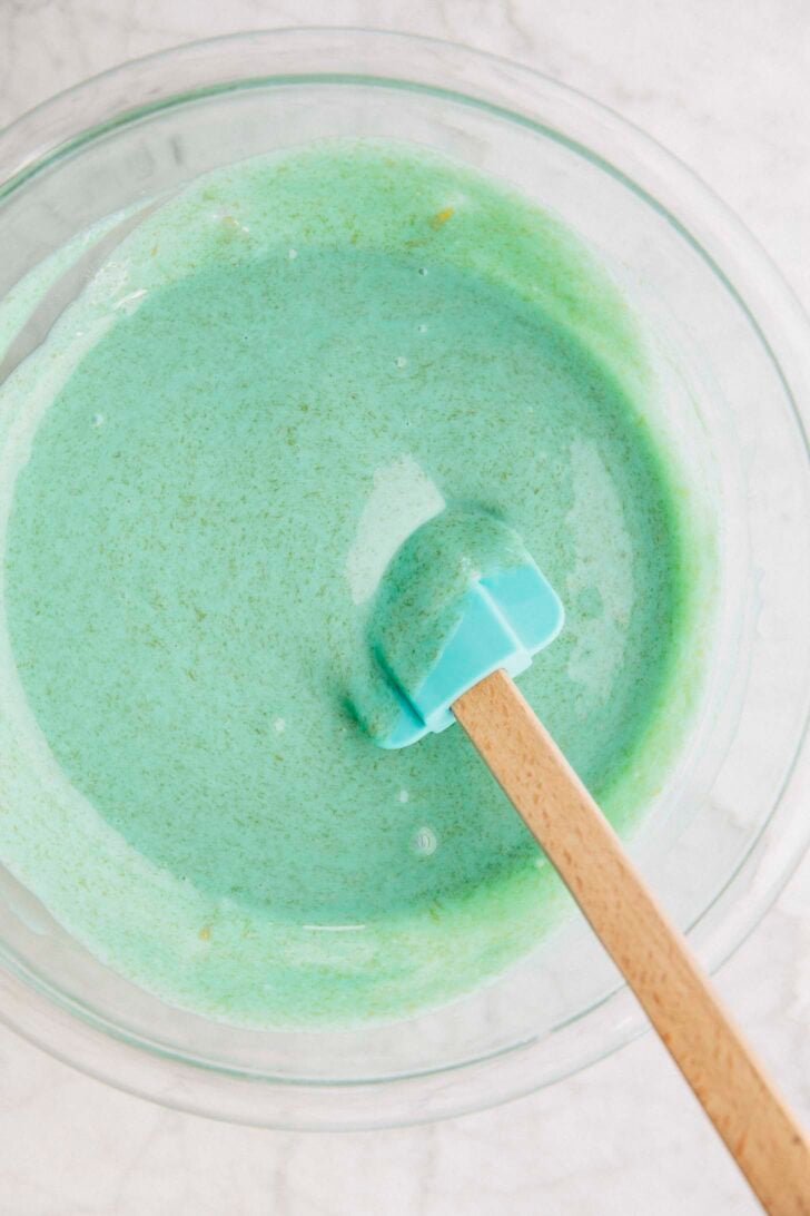 photo of baja blast filling with egg yolks mixed in