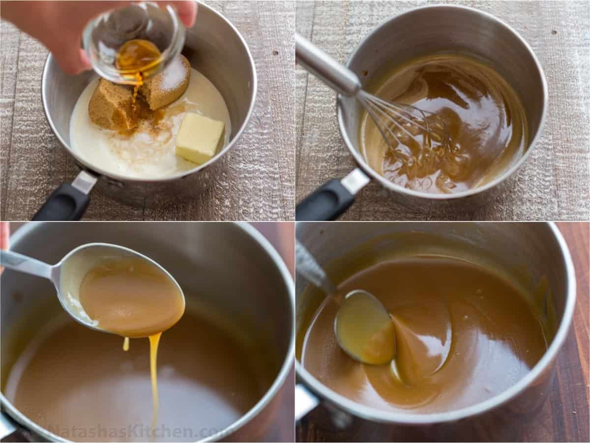How to make butterscotch sauce in step by step photos