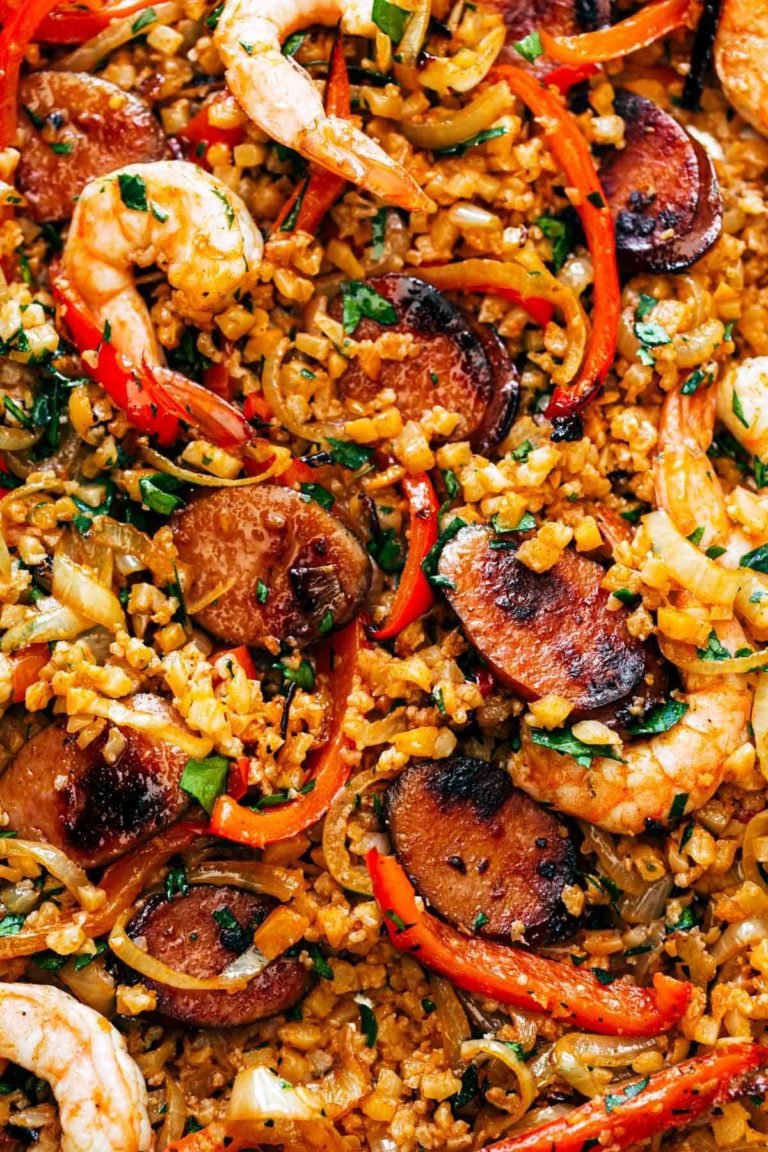 Sheet pan jambalaya.