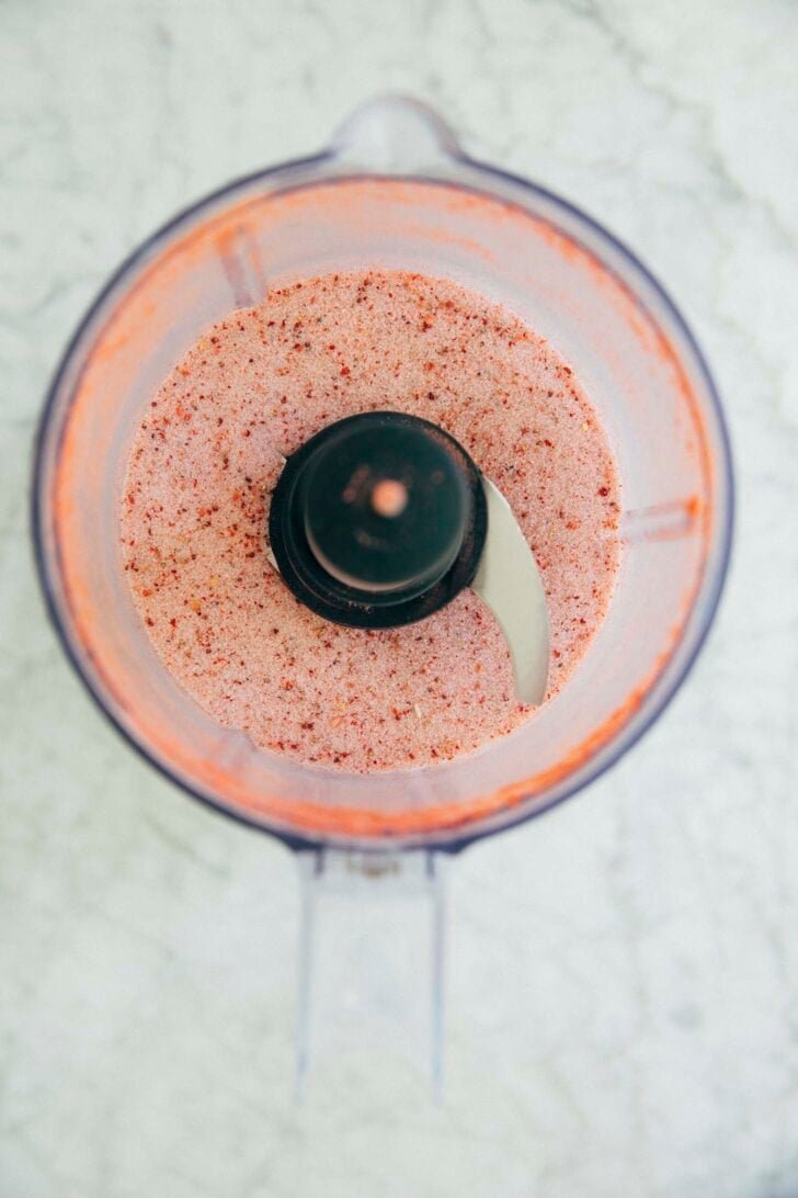 photo showing correct texture of strawberry sugar