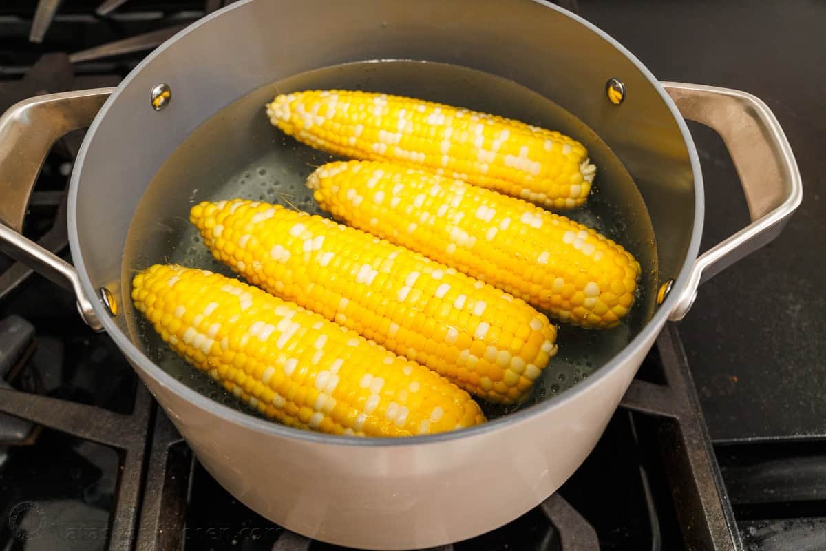 how long to cook corn on the cob in a stock pot