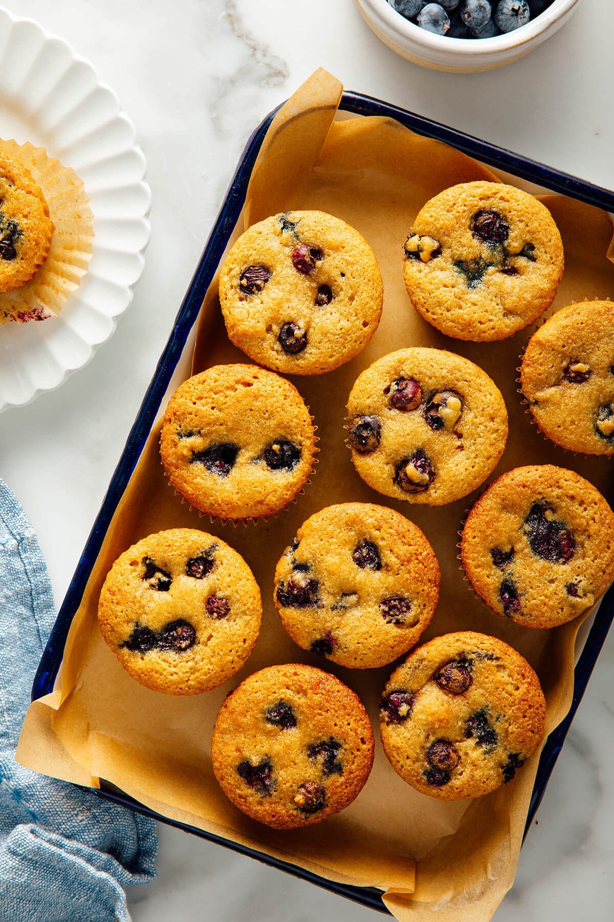 almond flour blueberry muffins recipe