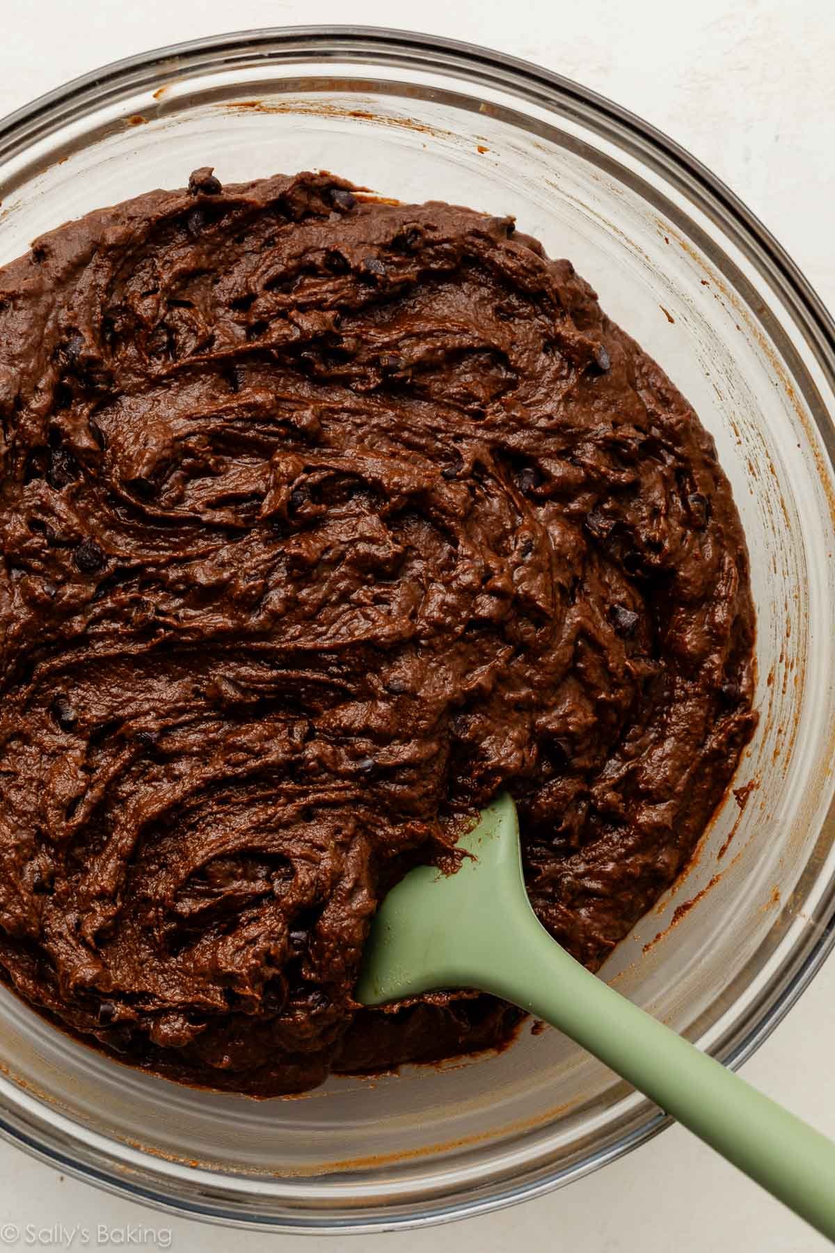 chocolate pumpkin muffin batter.