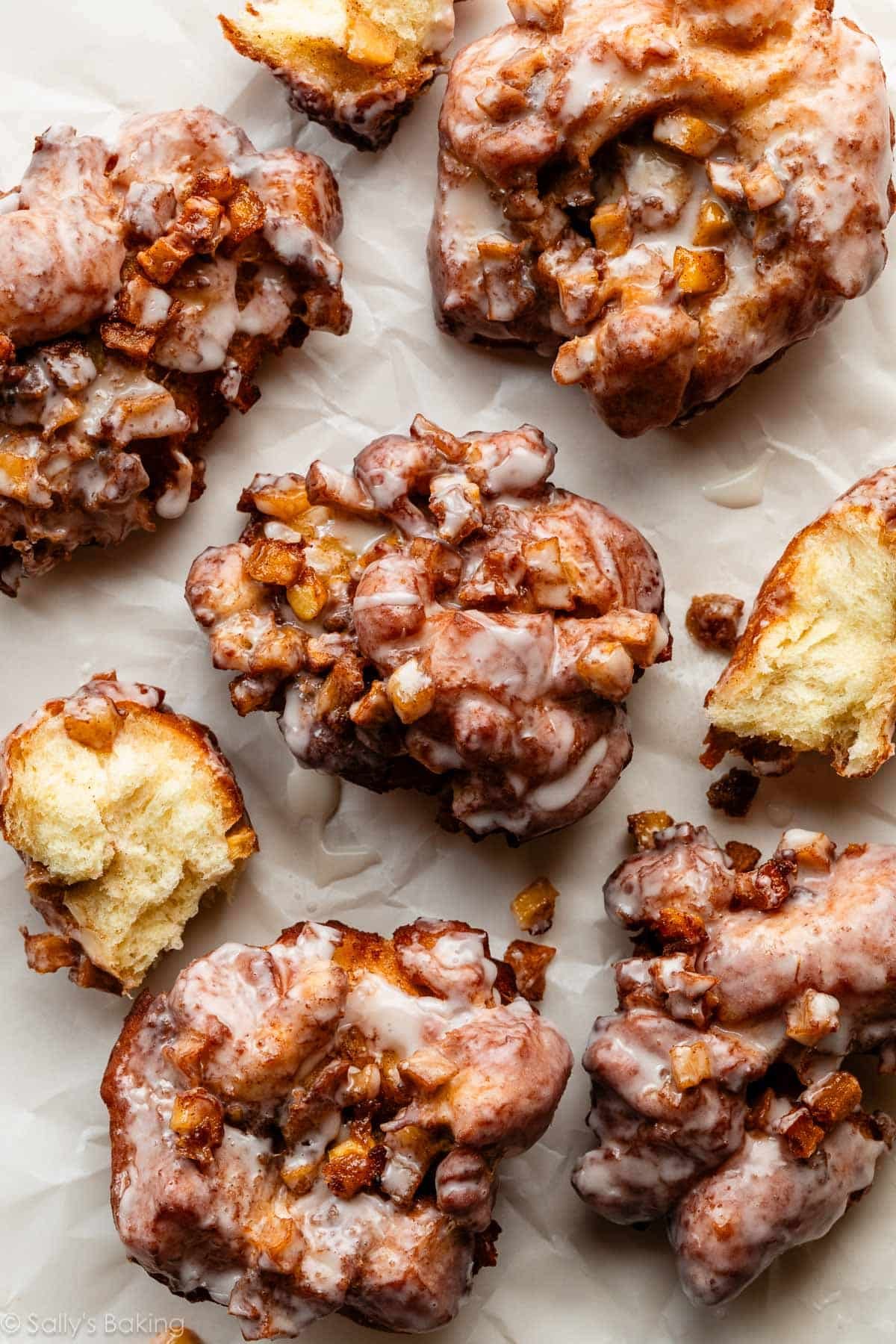 apple fritters.
