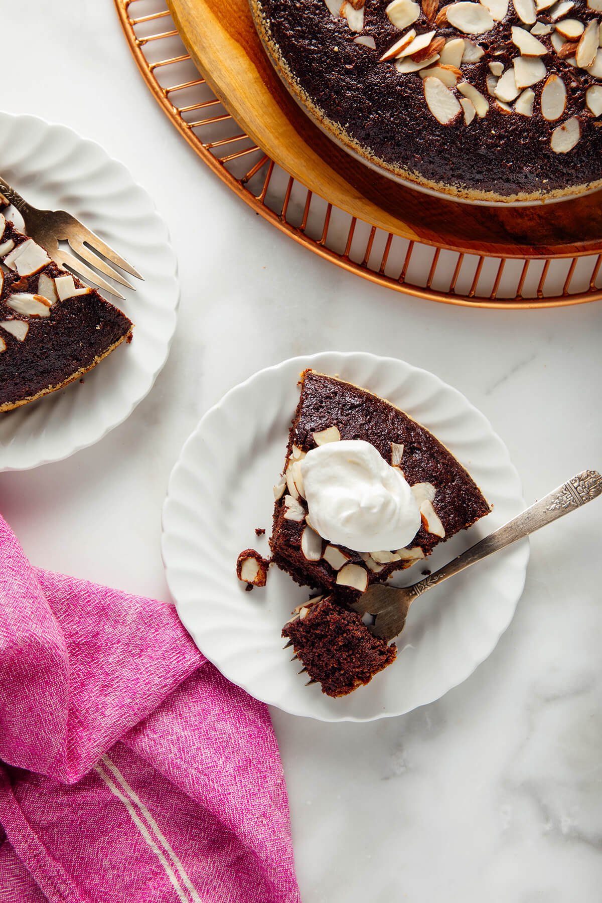 chocolate almond cake recipe